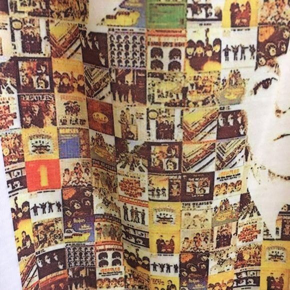 The Beatles Album Covers Portrait Tank Top - Picture 3 of 6